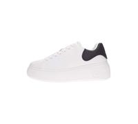 Armani Exchange Damen Super, High Sole Sneaker, White Black, 39.5 EU