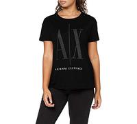Armani Exchange Damen T-Shirt 8nytdxyjg3z8218 T-Shirt, Schwarz, XS