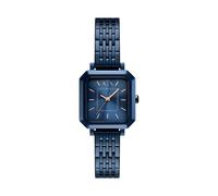 Quarzuhr ARMANI EXCHANGE, dunkelblau, blau, Armbanduhren, Damen, Armbanduhr, Damenuhr, Edelstahlarmband, analog (68002450-0) dunkelblau, blau