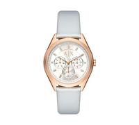 Armani Exchange Damenuhr Multifunktionswerk mindestens 50% recycelter Edelstahl roségoldfarben, AX5660