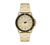 Armani Exchange Dreizeiger-Edelstahluhr für Herren, 44 mm Gehäusegröße mit Edelstahlarmband