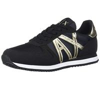 Armani Exchange Female Rio Side Logo, Lace Up Sneaker, Multicolor, 35M