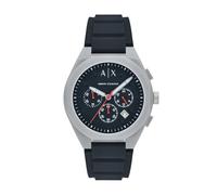 Armani Exchange Goldfarbene Herrenuhr, Quarz-Chronographenwerk und 44mm Gehäusegröße mit Edelstahlarmband