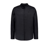 ARMANI EXCHANGE Hemd Herren Regular Fit Langarm Leinen schwarz, XL