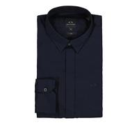 ARMANI EXCHANGE Hemd Herren Slim Fit Langarm Baumwolle blau, XXL