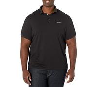 Armani Exchange Herren 4 Buttons Poloshirt, Schwarz, XS