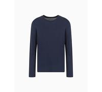 Armani Exchange Herren 8nzm77 Langarmshirt, Blau, S