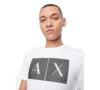 Armani Exchange Herren 8nztck T-Shirt, Weiß, S