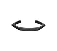 Armani Exchange Herren-Armband Edelstahl Schwarz AXG0139001, Einheitsgröße, Edelstahl, Kein Edelstein