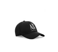 Armani Exchange Herren Baseball Cap Curved Visor Contrast Front Logo