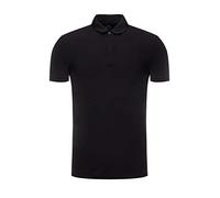 ARMANI EXCHANGE Polo-Shirt Herren Slim Fit Kurzarm Baumwoll-Piqué schwarz, S