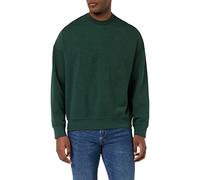 Armani Exchange Herren Embossed & Big on Tone Lettering Sweatshirt, Green Gables, XXL