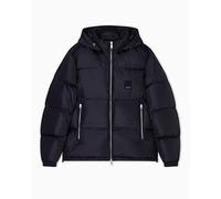 Armani Exchange Herren Icon Logo Down Puffer Jacke, Schwarz, X-Groß