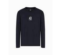 Armani Exchange Herren Icon Project, Embroidered Logo, Long Sleeve T-Shirt (1er Pack)