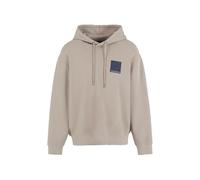 Armani Exchange Herren Limited Edition a Line Logo Stretch Cotton Poly Hooded Drawstring Sweatshirt, Treibholz, X-Large
