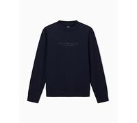 Armani Exchange Sweatshirt XM001284_AF20934 Langarm Front-Logo ton-in-ton Herren Blau S