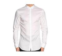Armani Exchange Herren Long Sleeve Ultra Stretch Lyocell Button Down Shirt. Slim Fit. Shirt