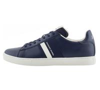 Armani Exchange Herren Paris Double line Sneaker, Navy+ Off White, 39 EU