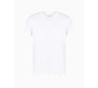 Armani Exchange Herren Pima Small Logo T-Shirt, Weiß, XL