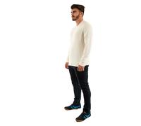 Armani Exchange Herren Icon Project, Embroidered Logo Pullover, beige, M