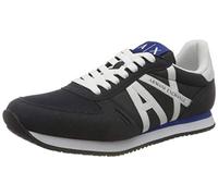Armani Exchange Herren Rio Side Logo Sneaker, Navy Optic White, 39.5 EU