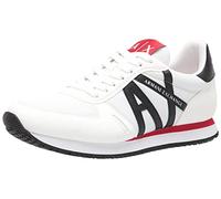 Armani Exchange Herren Rio Sneaker XUX017XCC68K488, Op White Black,43 EU