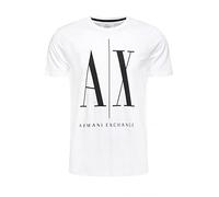 Armani Exchange Herren T-shirt 8nztpazjh4z T-Shirt, Weiß, XS