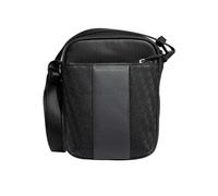 Armani Exchange Herren William Striped Crossbody Blackforged Iron One Size