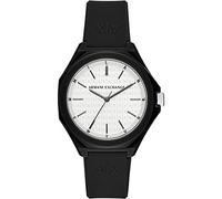 Armani Exchange Herrenuhr 3-Zeiger-Werk Nylon schwarz, AX4600
