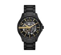 Armani Exchange Herren Analog Mechanisches Handaufzugswerk Uhr mit Edelstahl Armband AX2463