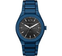 Quarzuhr ARMANI EXCHANGE, blau, Armbanduhren, Herren, Quarzuhr, Armbanduhr, Herrenuhr, Edelstahlarmband, analog, Tag (18536958-0) blau