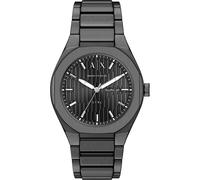 Armani Exchange Herrenuhr Edelstahl grau Herren