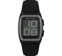 Armani Exchange montre Pour Homme, mouvement LCD et boîtier 42 mm Avec Bracelet en Silicone