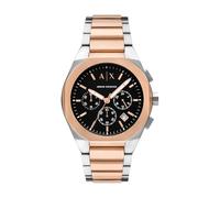 Armani Exchange Herren Analog Quarz Uhr mit Edelstahl Armband AX4181