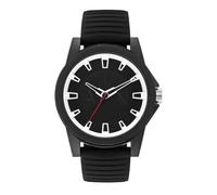 Armani Exchange Herrenuhr, Quarz, Uhrwerk mit drei Zeigern und 44 mm Gehäuse mit Silikonarmband