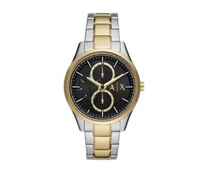 Armani Exchange Herrenuhr, QuarzMultifunktionswerk, 42MM 2T Silber/Gold Edelstahlgehäuse mit einem Edelstahlarmband, AX1865