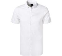 ARMANI EXCHANGE Kurzarmhemd Herren Slim Fit Kurzarm Tencel weiß, L