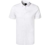 ARMANI EXCHANGE Kurzarmhemd Herren Slim Fit Kurzarm Tencel weiß, M