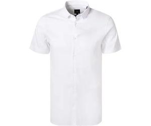 ARMANI EXCHANGE Kurzarmhemd Herren Slim Fit Kurzarm Tencel weiß, XXL