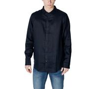 Armani Exchange Leinenhemd Blau für Herren - Frühling/Sommer - Größe: L