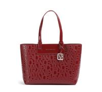 Armani Exchange Liz Patent M Shopper dunkelrot, Lederimitat, Damen