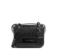 Armani Exchange Liz Patent Umhängetasche schwarz, Lederimitat, Damen