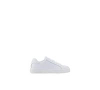Armani Exchange Low-Top Sneaker - Lace-Up Sneakers With Minimalist Design In Cowhide - Gr. 36 (EU) - in Weiß - für Damen