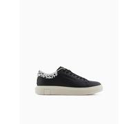 Armani Exchange Urban Herbst Sneakers Schwarz Leder - Größe: 42