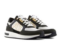 Armani Exchange Male Dusseldorf Embossed Geometric Motifs, Lace up Sneaker, Multicolor, 41