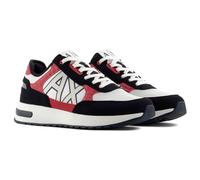 Armani Exchange Male Dusseldorf Embossed Geometric Motifs, Lace up Sneaker, Multicolor, 43