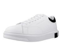 Ledersneaker mit Label-Details 41 men Weiss