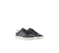 Armani Exchange Male London, Side Stripes, Color Contrast, Sneaker,Black,9.5