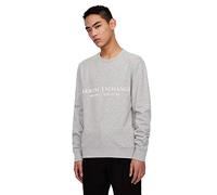 Armani Exchange Mens A|X Pullover City Sweatshirt, Grey, XL