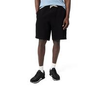 Armani Exchange Men's Cozy, Relaxed fit Side Logo Patch, Shorts, Black, XL